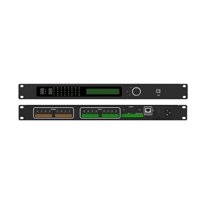 DP8004 8 canales de procesador de audio de conferencia con 4x4 Dante