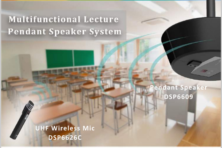 Sistema de audio DSPPA iTeach en el aula
