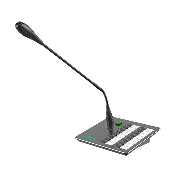 PAVA8008 sistema de alarma de voz integrada PA Estación de paginación remota