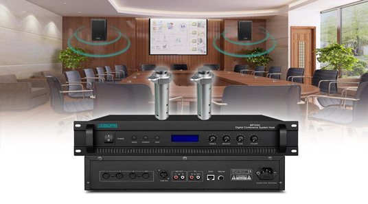 Sistema de conferencia digital D6115 (micrófonos emergentes y método de conexión)