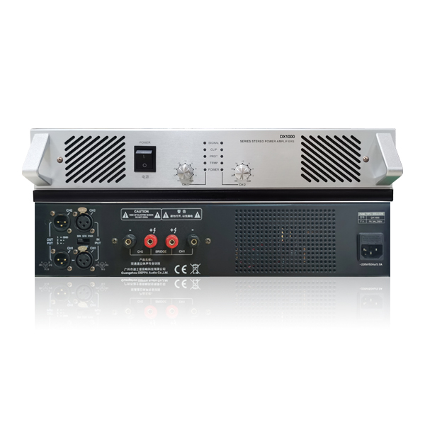 Amplificador digital de doble canal DX1000 (DX1500 DX2000 DX2500 DX3000 DX3500 DX4000