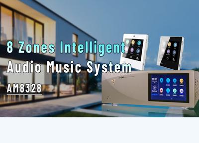 Sistema de música de audio inteligente AM8328 8 zonas