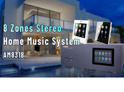 Sistema de música estéreo para el hogar AM8318 8 zonas