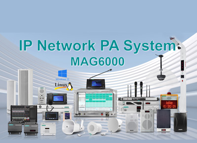 Sistema PA de red IP MAG6000