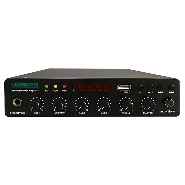 Amplificador mezclador digital ultrafina MP9306U 60W