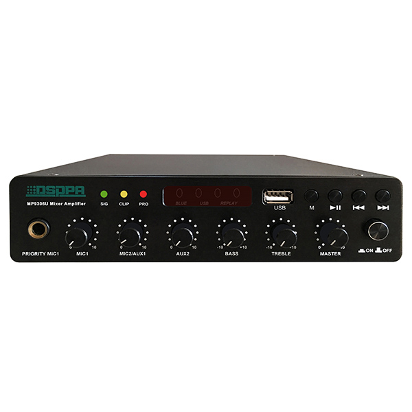 Amplificador mezclador digital ultrafina MP9306U 60W