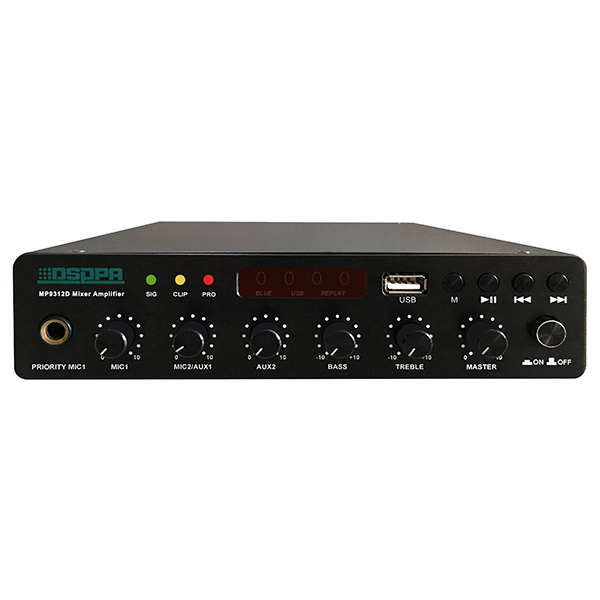 Amplificador mezclador digital ultrafina MP9312U 120W