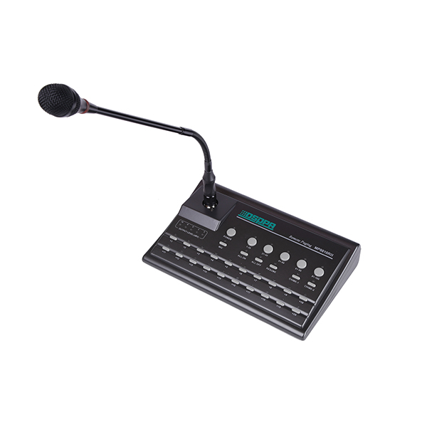 PC1010R 100 zonas micrófono de paginación remota con serie PC10