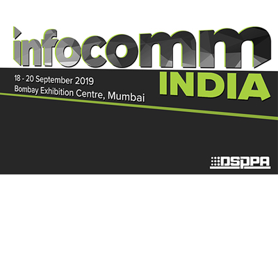 Invitación a InfoComm India 2019 del 18 al 20 de septiembre de 2019