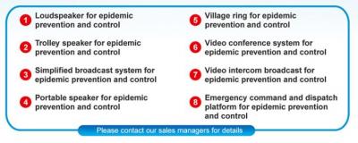 8 conjuntos de Sistemas de Gestión de Emergencias y construcción de salud pública