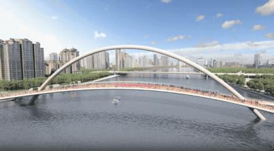 Sistema PA aplicado al puente Haixin en Guangzhou
