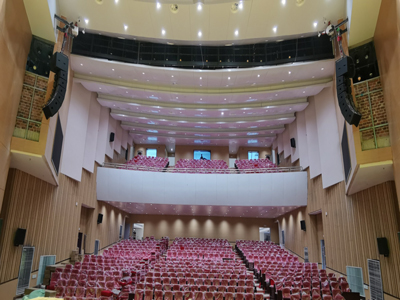 【Sistema de conferencias 5G WIFI 】Centro de actividades del Palacio Cultural de los trabajadores de Luchuan en Guangxi