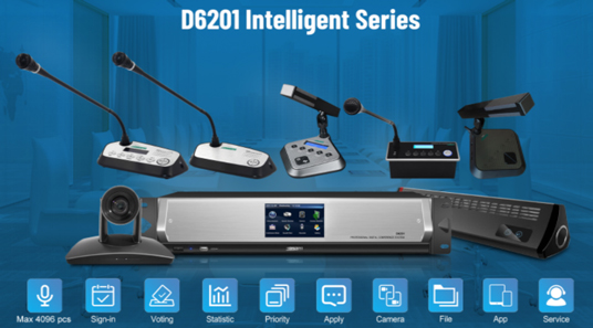 Serie D6201 de sistema de conferencia digital