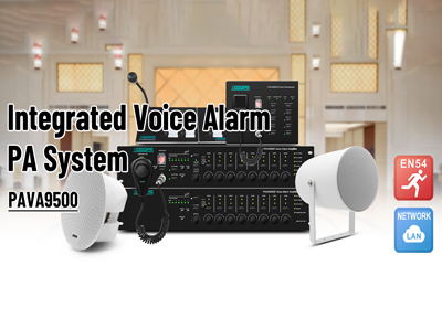 Sistema de alarma de voz integrada PAVA9500 PA