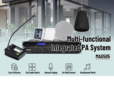 Sistema de megafonía multifuncional MAG505